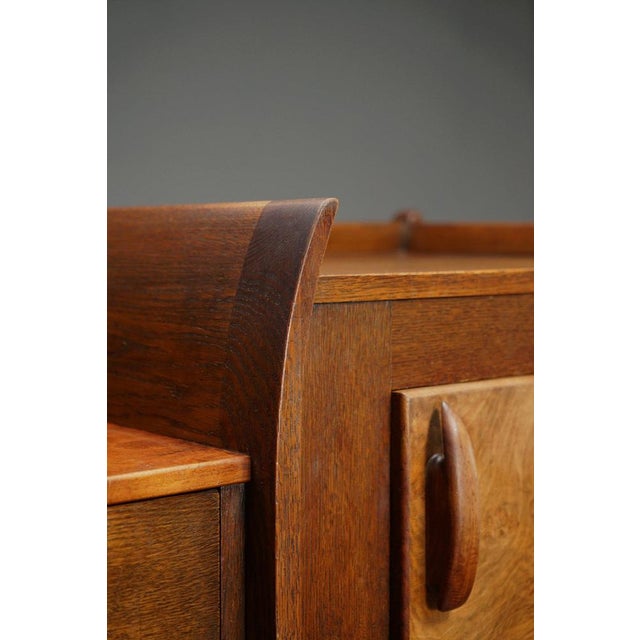 Amsterdamse School Sideboard by Architect Paul Bromberg For Sale - Image 11 of 18