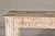 Mughal Style Whitewash Console Table with Carved Apron and Lower Shelf For Sale - Image 12 of 12