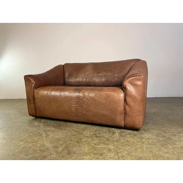 Ds 47 2-Seater Sofa in Leather from de Sede, 1970s For Sale - Image 4 of 13
