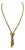 14k Solid Yellow Gold Adjustable Rope Lariat Slider Stopper Chain Y Necklace 53G For Sale