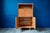 Vintage Chevron Marquetry Secretaire in Oak, 1950s For Sale - Image 15 of 18