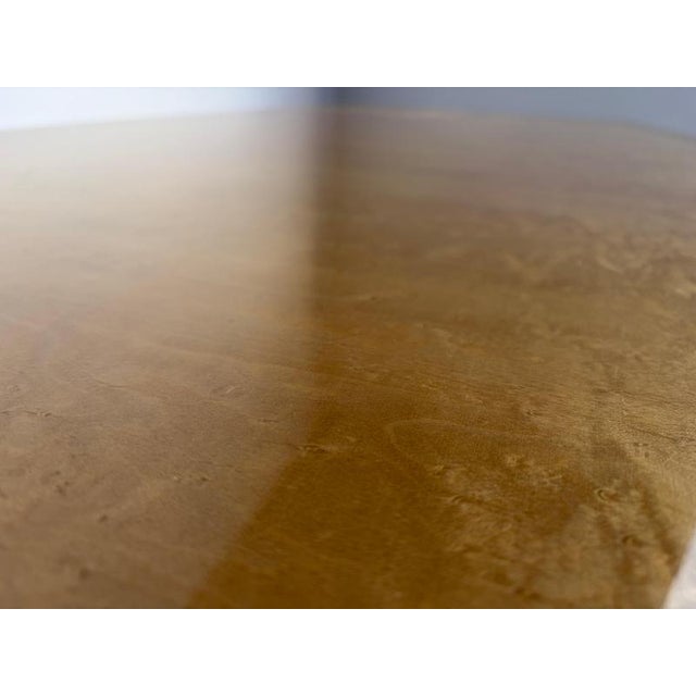 Vintage Dining Table in Burl Wood, 1980s For Sale - Image 6 of 13