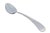 Rice and Serving Spoon in Plain Silver with Grooves on the Handle, in Good conditions.
