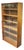 Vintage Extra Tall Teak Bookcase With Sliding Glass Doors c.1960 For Sale