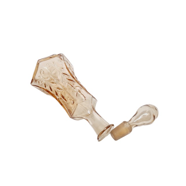 Art Deco Carafe from Bolesław Morawski Glassworks, Poland, 1930s For Sale - Image 6 of 9
