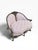 Pink Antique French-Style Settee With Pink & Green Floral Upholstery For Sale - Image 8 of 9
