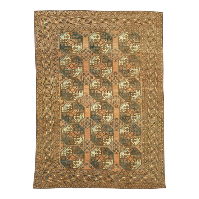 Turkish Vintage Rug 7'5" x 10'2" #17083 For Sale