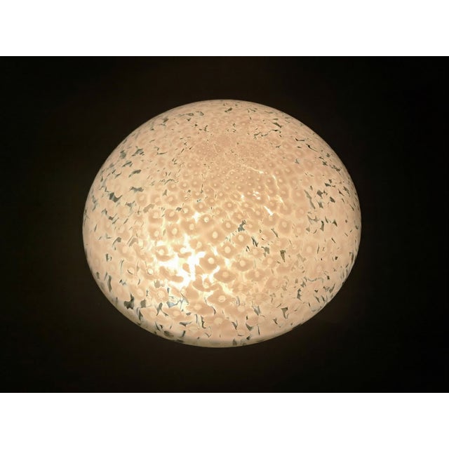 Metal Vintage Murano Glass Ceiling Lamp from Manifattura Di Murano, 1980s For Sale - Image 7 of 9