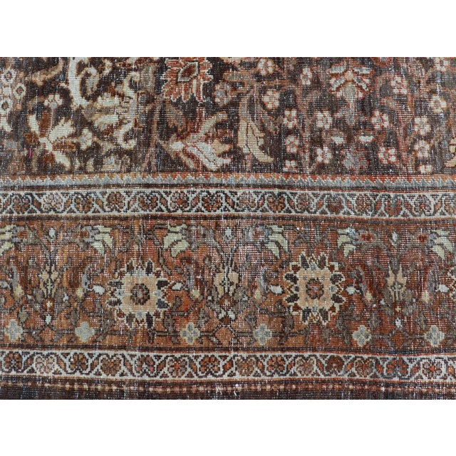Antique Persian Sultanabad Rug With Detailed Allover Botanical Design8'11 X 12'7 For Sale - Image 11 of 18