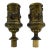 Antique French Louis XVI Style Gilt Bronze Lamp Finials - a Pair For Sale