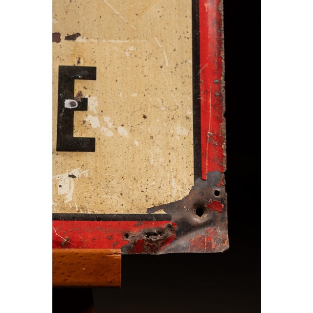 Vintage "Tampa Straights" Tin Litho Cigar Advertising Sign For Sale In Chicago - Image 6 of 10