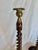 Late 19th Century 19th Century English Oak Open Barley Twist Candlesticks - A Pair For Sale - Image 5 of 12