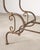 Bronze French Belle Époque Steel Marble Bronze Pâtisserie Table Console For Sale - Image 8 of 18