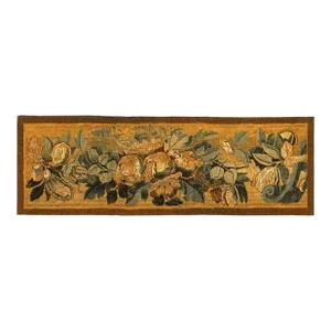Late 16th Century Flemish Historical Tapestry, Horizontally Oriented, Floral