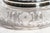 Art Deco Stunning Large Art Deco Antique Crystal Jewelry Box Sterling Silver Lid Vanity Jar Luxury Home Decor For Sale - Image 3 of 14
