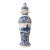 Antique 1911 Royal Delft De Porceleyne Fles Lidded Vase With Panoramic Dutch Landscape For Sale
