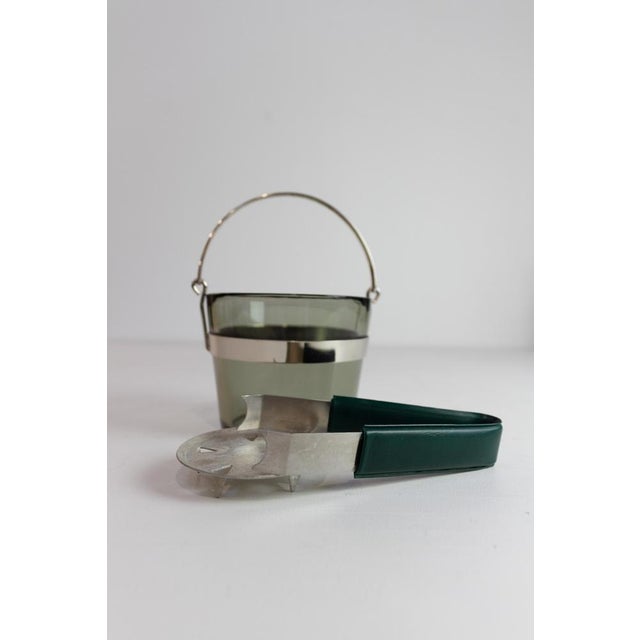 1960s Swedish Glass Ice Bucket by Sven Palmqvist for Orrefors, 1960s. For Sale - Image 5 of 17