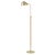 Hudson Valley Lighting Mark D. Sikes 1 Light Devon Floor Lamp, Aged Brass, Natural Shade For Sale - Image 4 of 4