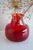 Glass Red Glass Vase by Erik Höglund for Bodafors, 1960s For Sale - Image 7 of 12