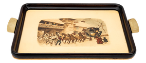 Vintage Lithographed Tray, 1950s