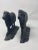Late 19th Century Antique 19thC Cast Iron Ram Door Stops Set of 3, 2 Black 1 White Free-Standing Heavy For Sale - Image 5 of 18