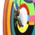 Concentric Circles - Colorful Abstract Figurative Sculptural Modern Original Artwork by Jamie Burmeister For Sale In Los Angeles - Image 6 of 10