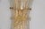 1970s Set of Three Vintage Murano Glass and Brass Wall Sconce, 1970 For Sale - Image 5 of 17