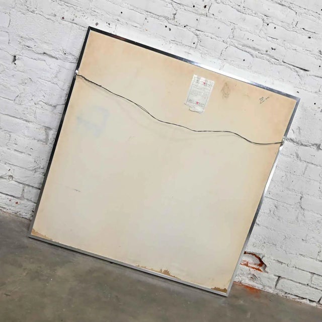 Vintage Modern Mod Op Art or Pop Art Mirror by Greg Copeland Style #1034 For Sale - Image 11 of 13