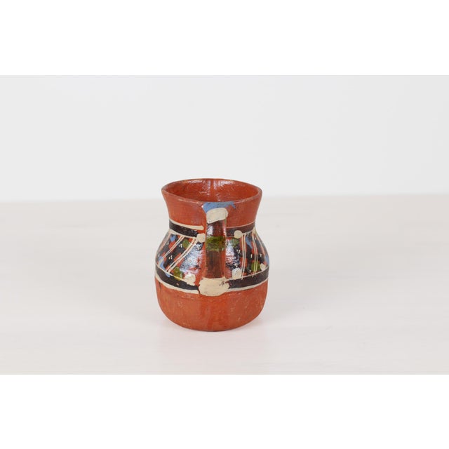 Mid-Century Mexican Redware Pitcher For Sale In Lexington, KY - Image 6 of 14
