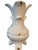 Rococo Vintage Capodimonte Trumpet Vase, Made in Italy, Floral & Gilt Detail For Sale - Image 3 of 5