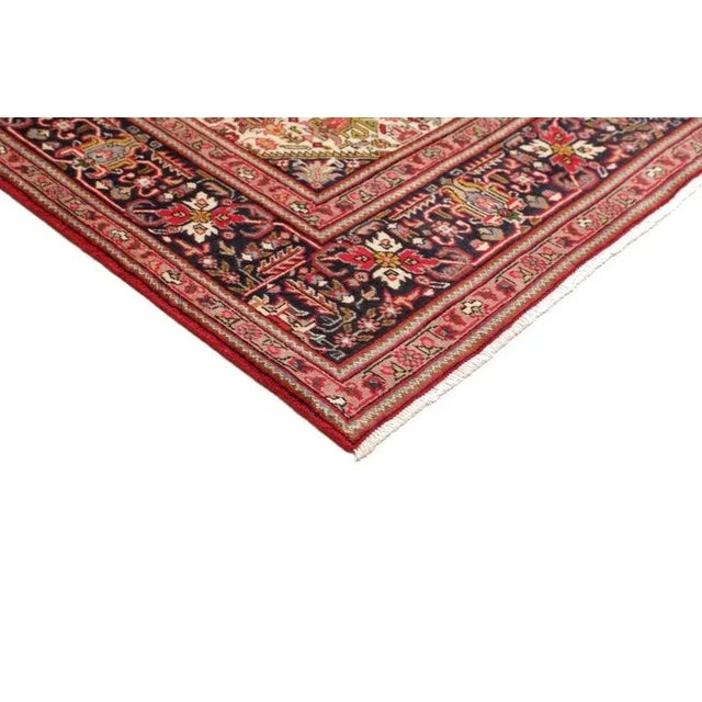 Middle Eastern Hand-Knotted Tabriz Rug For Sale - Image 5 of 11