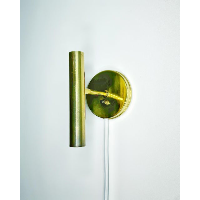 This pair of wall lamps was designed and produced by Mejlstrøm / MS Belysning, a Scandinavian lighting manufacturer known...