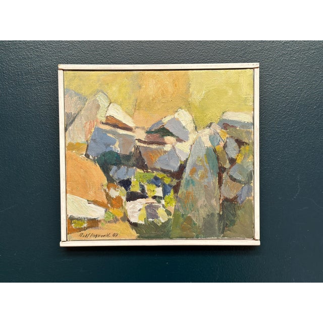 Rolf Ingvar Karlsson, Stenmur På Alvaret, 1950s, Oil on Canvas, Framed For Sale - Image 15 of 18