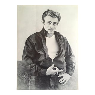 James Dean Foundation Vintage 1986 Lithograph Print " Rebel Without a Cause " 1955 Photo Collector's Poster For Sale