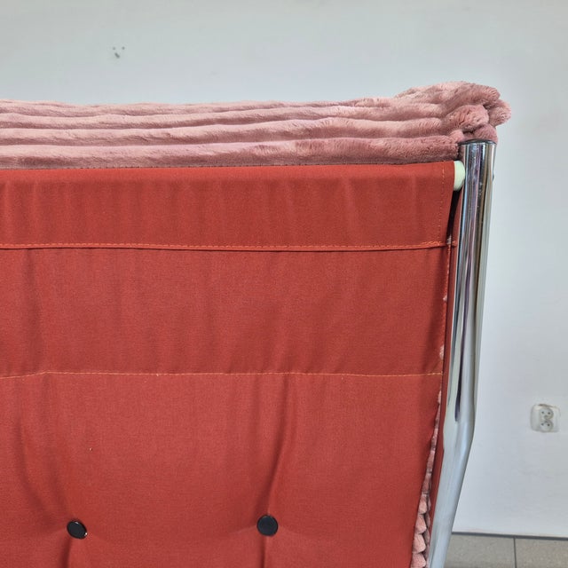 1970s Mid-Century Tubular Armchair by Gillis Lundgren for Ikea, 1970s For Sale - Image 5 of 8