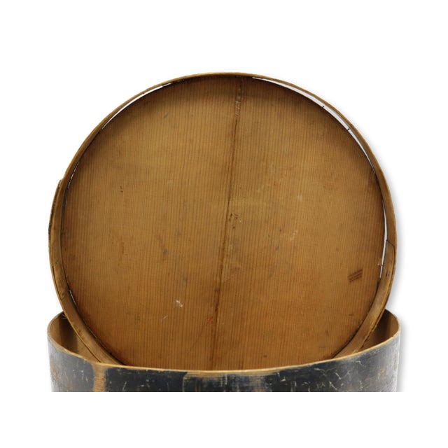 Mid 19th Century Antique Hand-Painted Wedding Box For Sale - Image 4 of 6