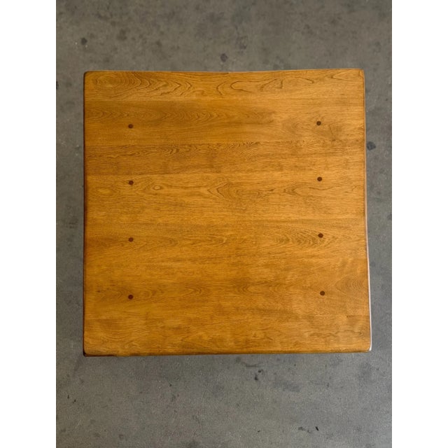 Antique Honey Oak Table With Center Drawer For Sale - Image 18 of 18
