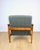 GFM-142 Chair in Olive Fleshy Bouclé attributed to Edmund Homa, 1970s For Sale - Image 4 of 12