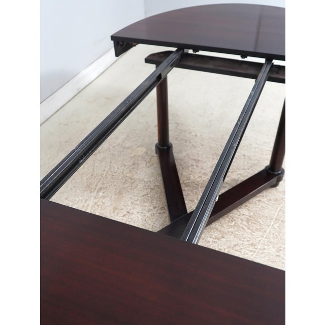 Baker Mahogany Barbara Barry Oval Dining Table For Sale - Image 13 of 18