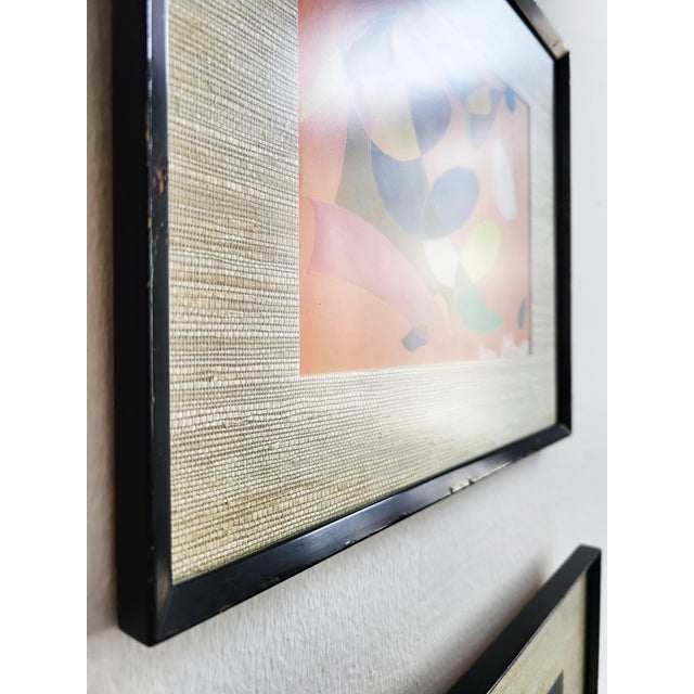 Irene Hartlmayer, Mid-Century Modern Abstract Compositions, 1966, Gouache, Framed, Set of 3 For Sale - Image 8 of 12