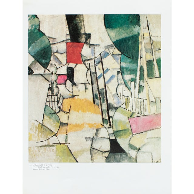 1990 After Fernand Leger "The Level Crossing", Full-Color Parisian Print For Sale