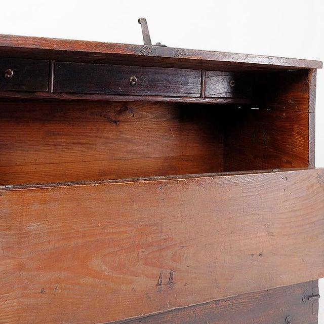 Asian Wooden Chest with Decorative Fittings For Sale - Image 13 of 16