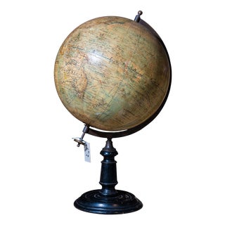 World Map Globe from E. Dubail, 1890s For Sale