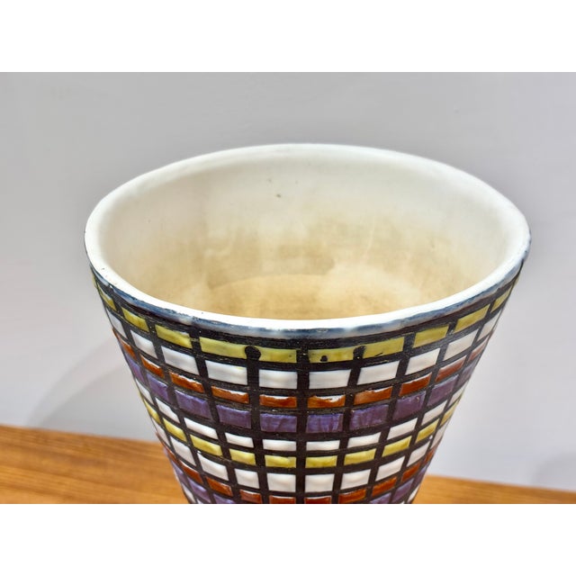 Ceramic Diabolo Vase by Roger Capron, 1970s For Sale - Image 7 of 9