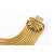 18kt Gold 9 Strand Spaghetti Link Bracelet For Sale - Image 4 of 7