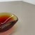 1970s Murano Glass Red Yellow Bowl Element Shell Ashtray Seguso Murano, Italy, 1970s For Sale - Image 5 of 17