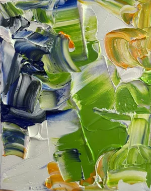 W3, Wave 3, Oil Painting on Canvas, 2024