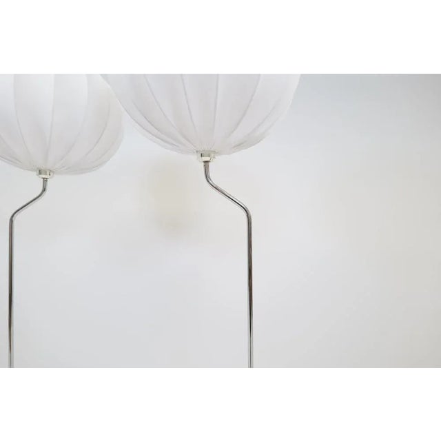 1970s Mid-Century Marble & Steel Floor Lamps from Bergboms, 1970s, Sweden, Set of 2 For Sale - Image 5 of 13