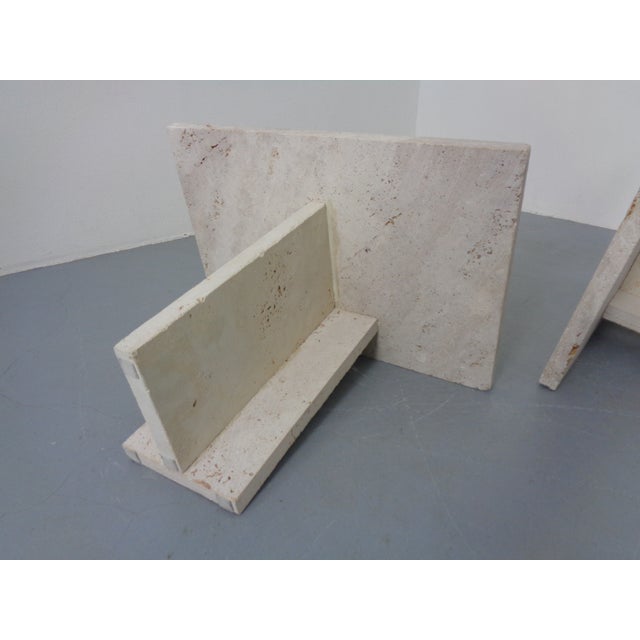 Italian Travertine Coffee Tables, 1970s, Set of 2 For Sale - Image 12 of 18