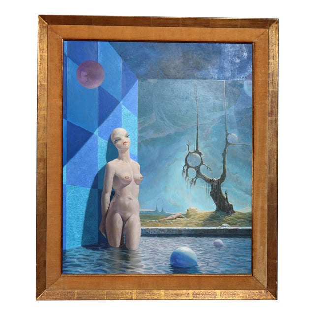 Arthur Maria Rener, Composition, 1965, Oil on Board For Sale